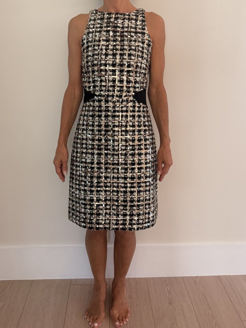 NWT Derek Lam 10 Crosby Serenity Sequin Tweed Dress Size 0